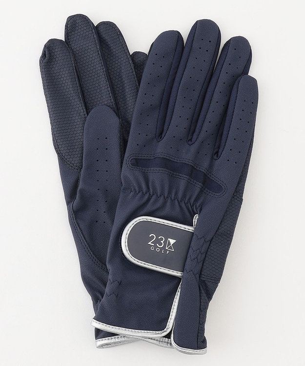 23区GOLF 【WOMEN】両手用 グローブ ネイビー系