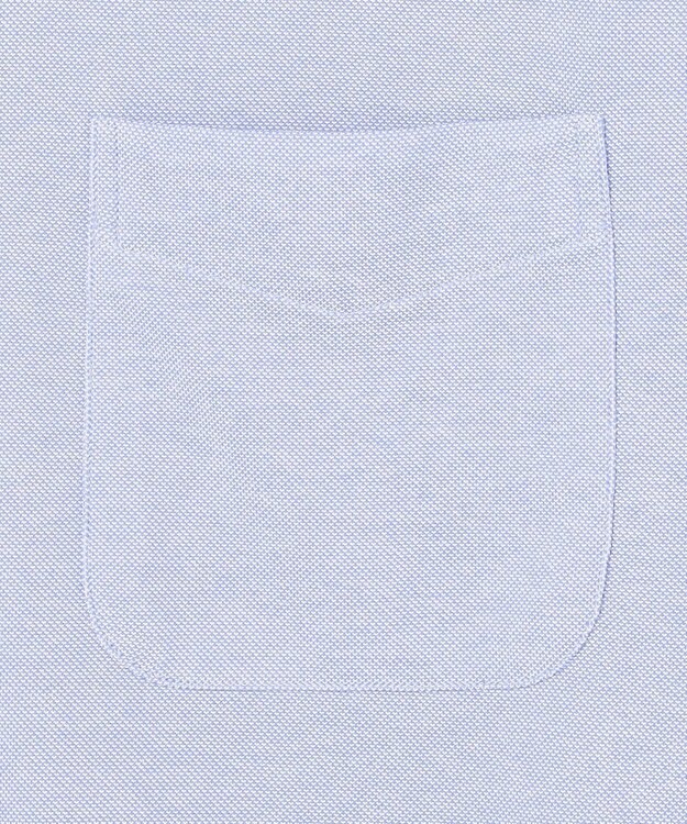 J.PRESS MEN 【吸水速乾 / 抗菌防臭 / 遮熱 / 防シワ】【J.PRESS OXFORD JERSEY】カノコインレイ半袖 シャツ / B.D. サックスブルー系