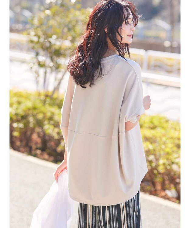 AMERICAN HOLIC ＵＶカット　ポンチコクーンプルオーバー Light Beige