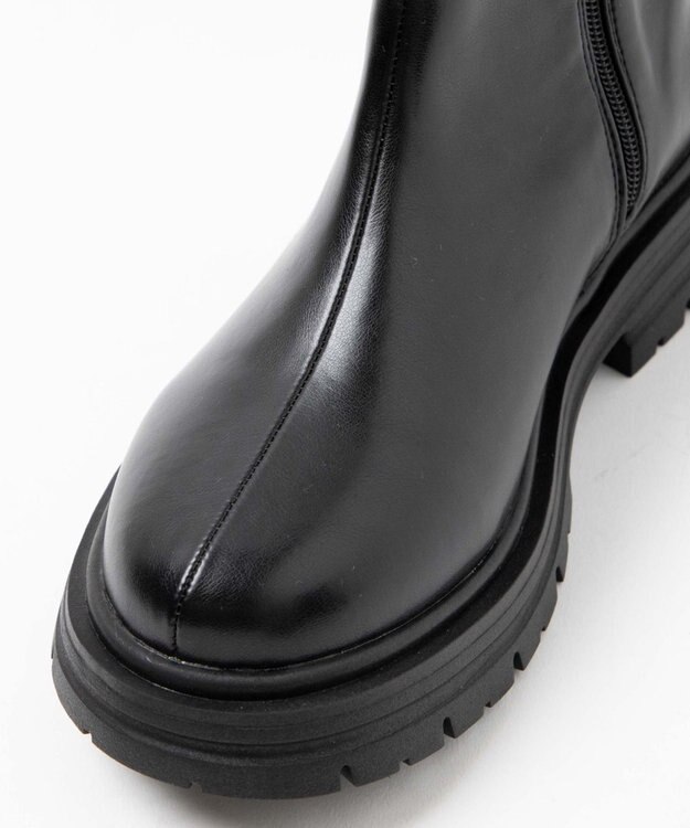 WEGO ZIPツキサイドゴアブーツ ブラック