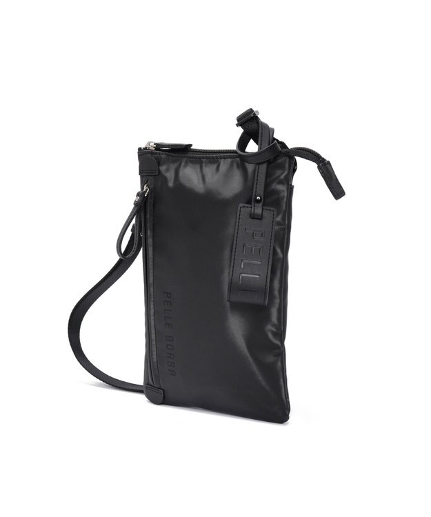 PELLE BORSA 縦型ポシェット Cheers チアーズ 5205 ブラック