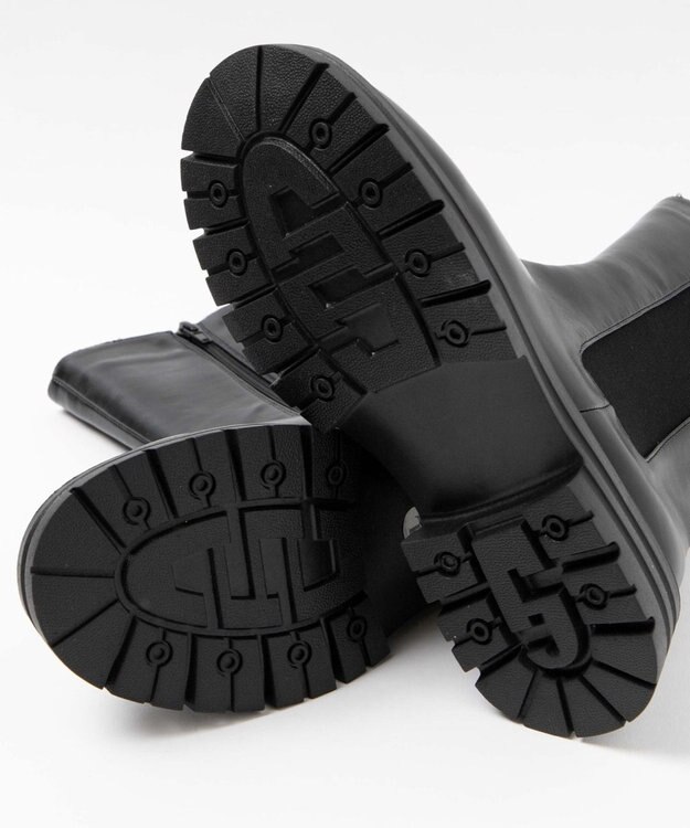 WEGO ZIPツキサイドゴアブーツ ブラック