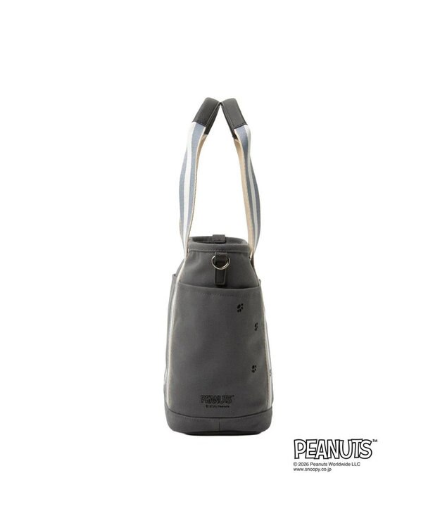 CLATHAS SNOOPYキャンパス ２wayトートバッグ（大） グレー