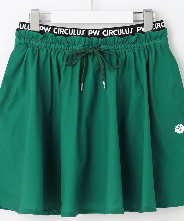 PW CIRCULUS 【ペチパンツ付】【WOMEN】フレアスカート ゴルフウェア レディース グリーン系