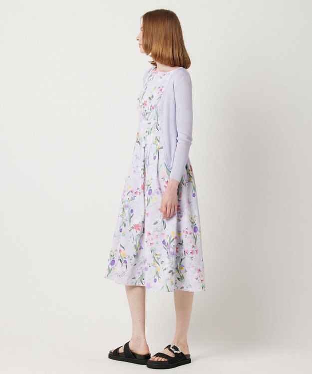 TOCCA 【洗える】AJISAI CARDIGAN カーディガン ラベンダー系