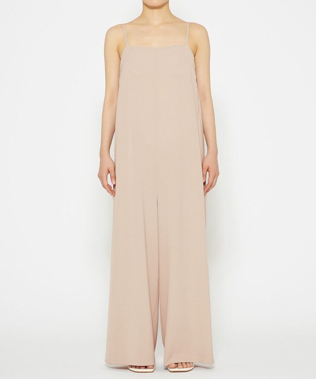 uncrave 【接触冷感・撥水・洗濯機洗い可】クールタッチツイル オールインワン（uncrave STANDARD） ピンクベージュ