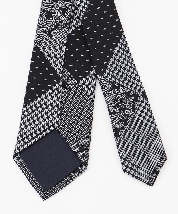 JOSEPH HOMME マルチパターンジャガード　ネクタイ ブラック系7