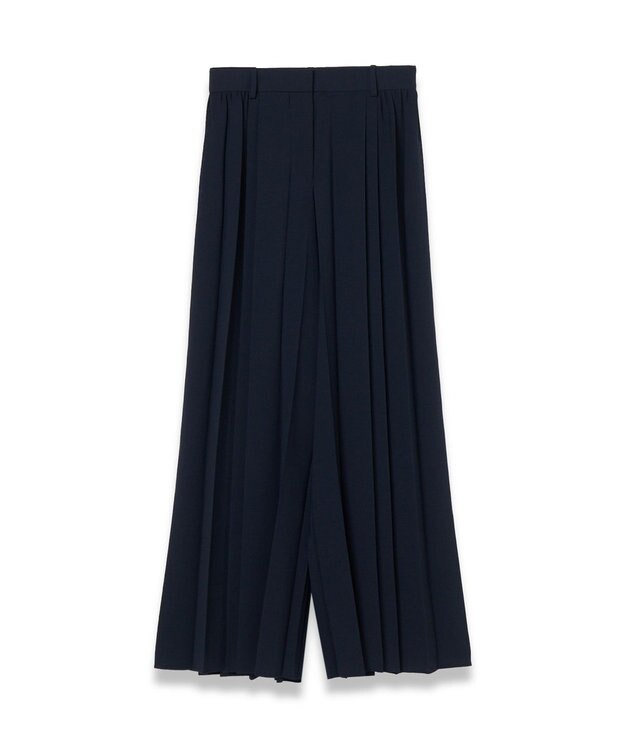 JOSEPH エアリープリッセ　トラウザーズ Navy