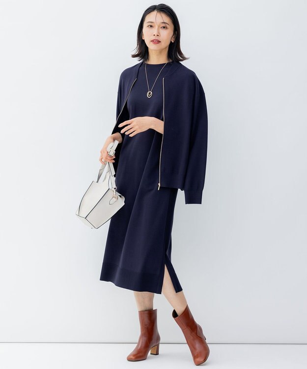 23区 アウトシームミニショルダー バッグ アイボリー系