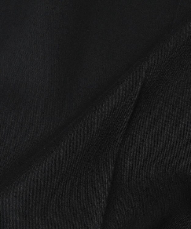 自由区 【接触冷感・吸湿・速乾・XXSサイズあり】COOL MAXクロップド丈 ワイドパンツ ブラック系