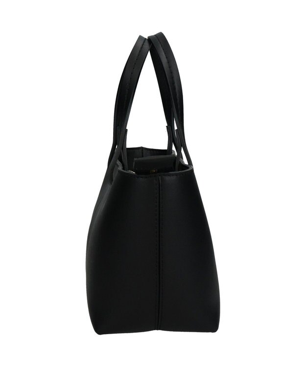 INTER-CHAUSSURES 【LORISTELLA】ベーシックレザーハンドバッグ ブラック