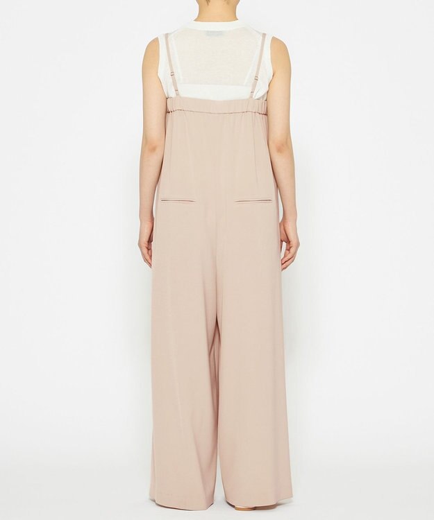 uncrave 【接触冷感・撥水・洗濯機洗い可】クールタッチツイル オールインワン（uncrave STANDARD） ピンクベージュ