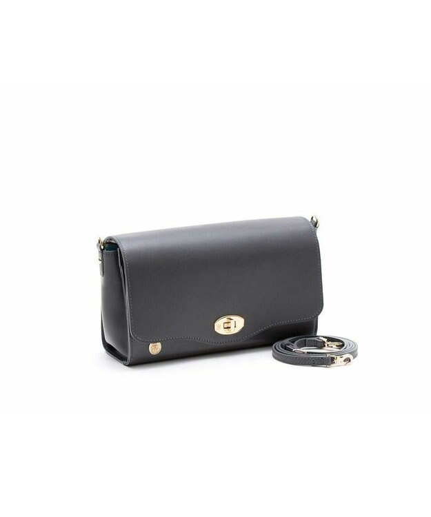 A.D.M.J. 【牛革】ヴィッテリアルマスクエアショルダー GRA