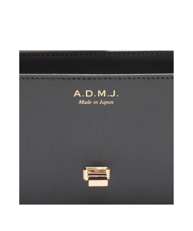 A.D.M.J. 【牛革】ヴィッテリアルマスクエアショルダー GRA