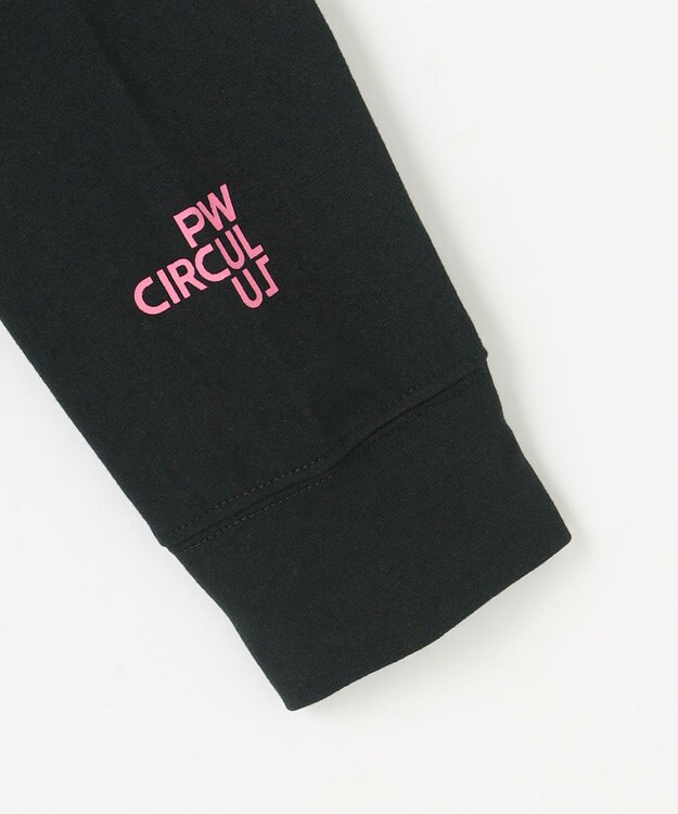 PW CIRCULUS 【吸水速乾 / UV遮蔽率99.5% UVカット / ストレッチ】【WOMEN】DELFT ロングスリーブモックT ゴルフウェア レディース ブラック系