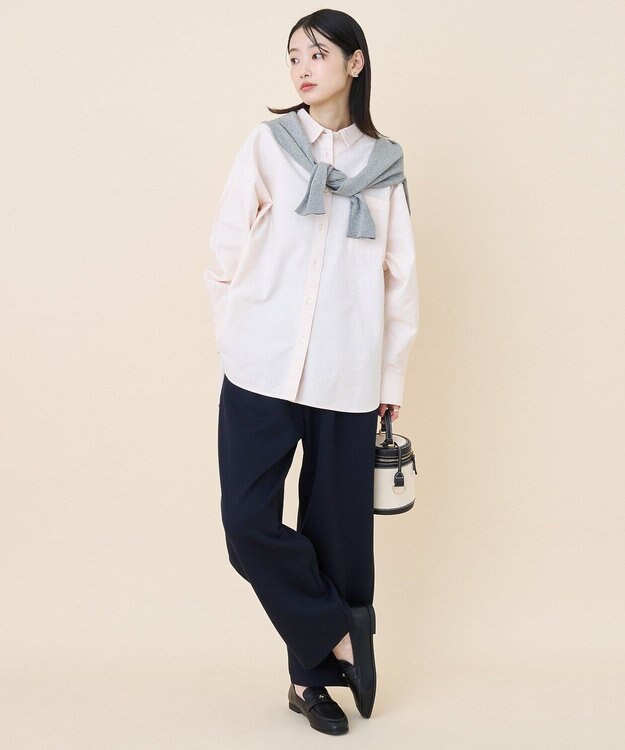 AMERICAN HOLIC オックスベーシックシャツ Orange