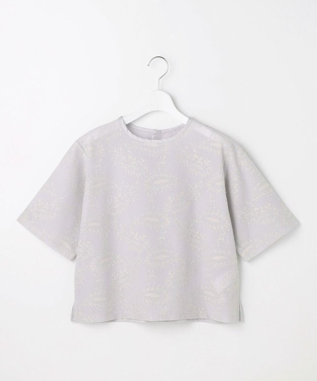 ANY SIS S レースクロップド プルオーバー アイスグレー