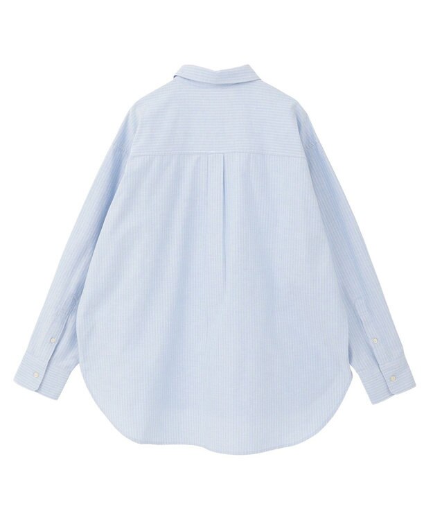 AMERICAN HOLIC オックスベーシックシャツ Stripe Blue
