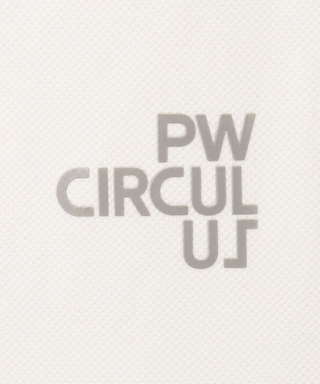 PW CIRCULUS 【MEN】【吸汗速乾/ストレッチ】ベーシックカノコ ポロシャツ ホワイト