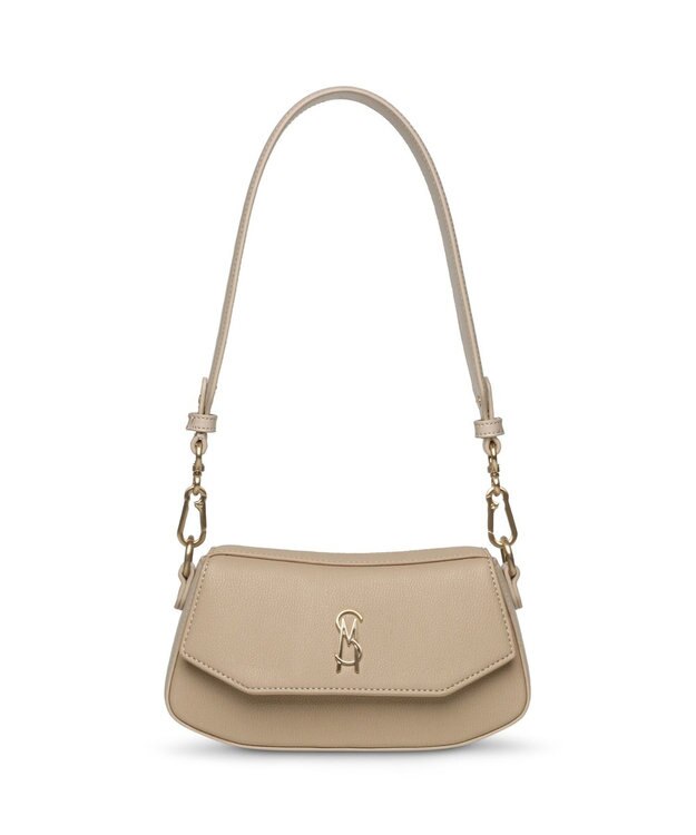 STEVE MADDEN BTAIGA ラウンドフラップショルダー2WAYバッグ タン