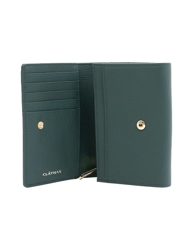 CLATHAS ブルトン 二つ折り財布（カード収納枚数増） グリーン