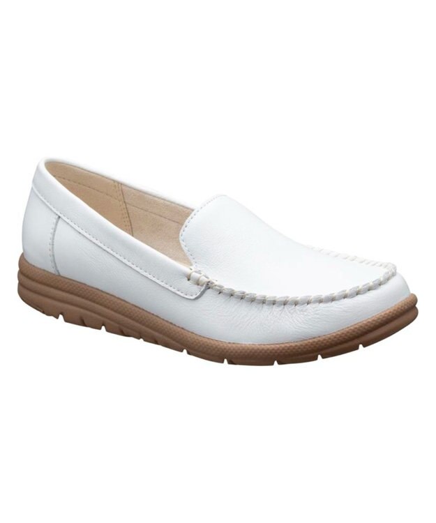 REGAL FOOT COMMUNITY 【レッドウッドリバーミネトンカ】M02C モカシンシューズ カジュアルシューズ ホワイト