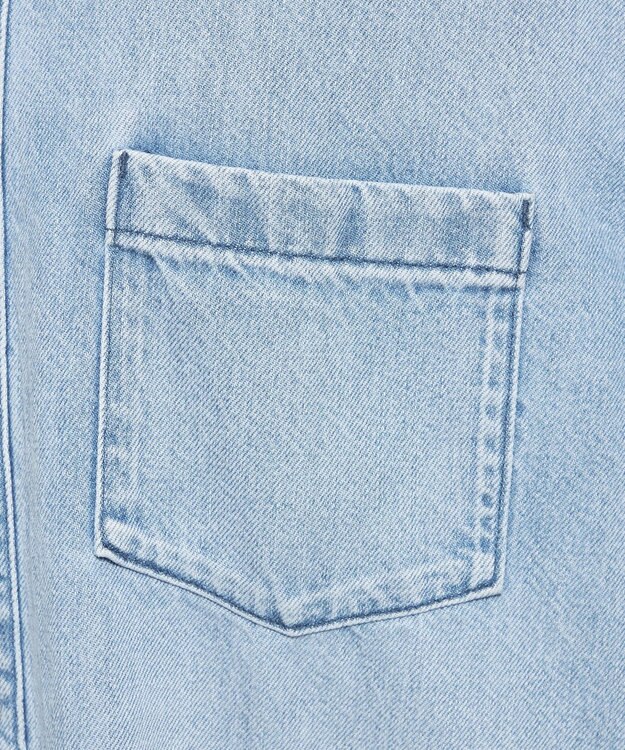 uncrave 【upper hights × uncrave】THE SENSE uncrave デニムシャツ フェザースカイブルー