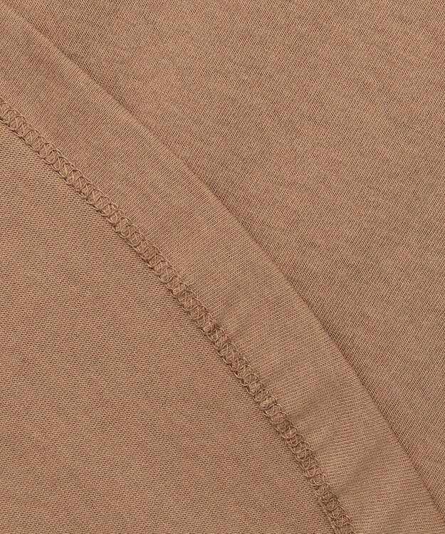 ANY 【UVケア/接触冷感】チュニック丈半袖ロゴTシャツ モカ