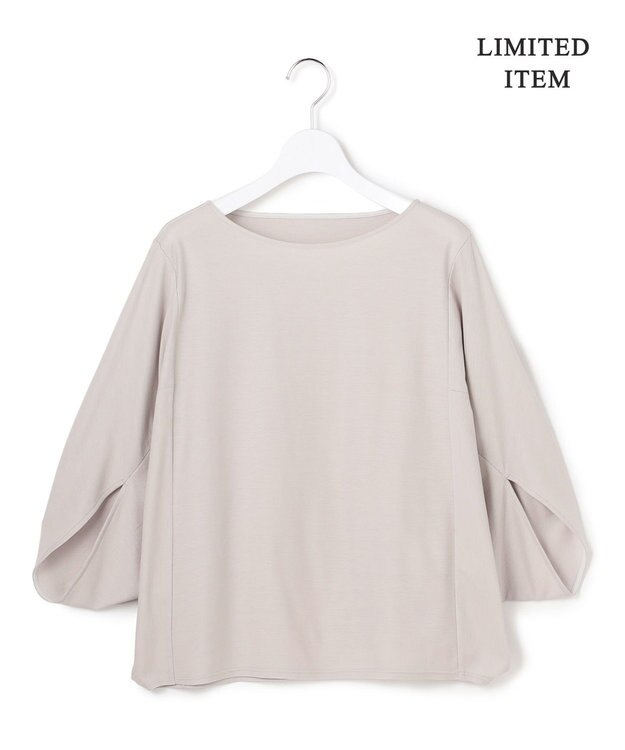 ICB 【WEB限定】ストレッチツイルジャージー ドルマンスリーブカットソー トープ