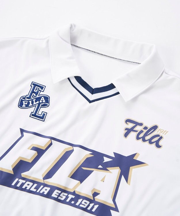 OP／FILA 【FILA】襟付きTシャツ付き３点セット水着 ホワイト