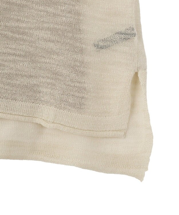 YECCA VECCA 【2点SET】ヘンリーネックスラブシアーニット Light Beige