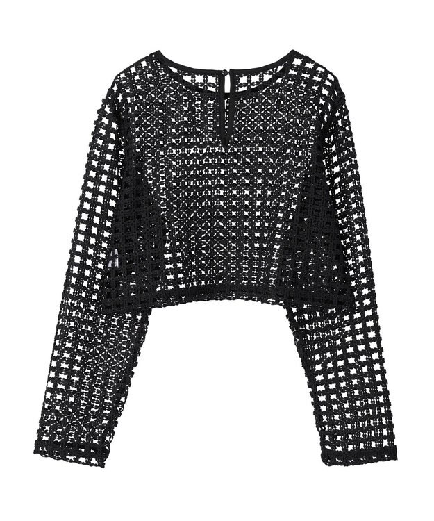 Green Parks ・ＳＵＧＡＲ　ＳＰＯＯＮ　ハナレースプルオーバー Black