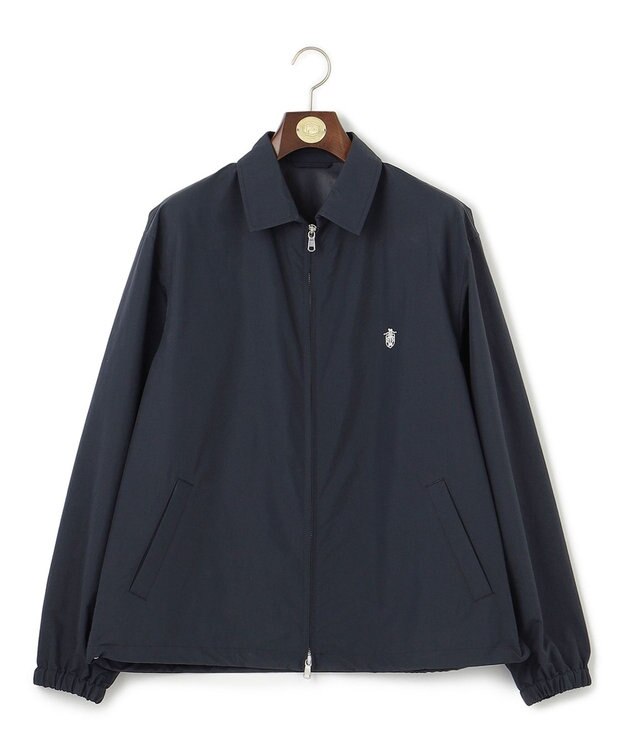 J.PRESS MEN 【撥水】ジップアップ コーチブルゾン ネイビー系