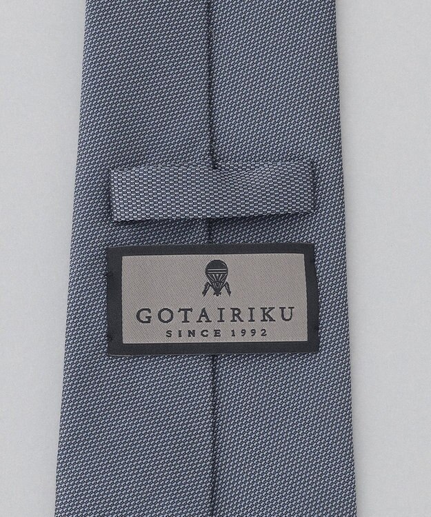 GOTAIRIKU 定番/GOTAIRIKU別注【日本製】シルク ネクタイ_無地(25年モデル) スカイブルー系