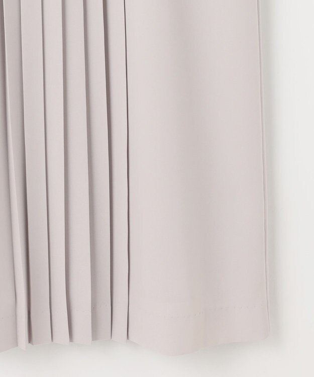 自由区 【洗える】ライトサテン ワンピース ライトグレー系