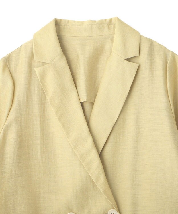 YECCA VECCA シアーテーラードジャケット Yellow