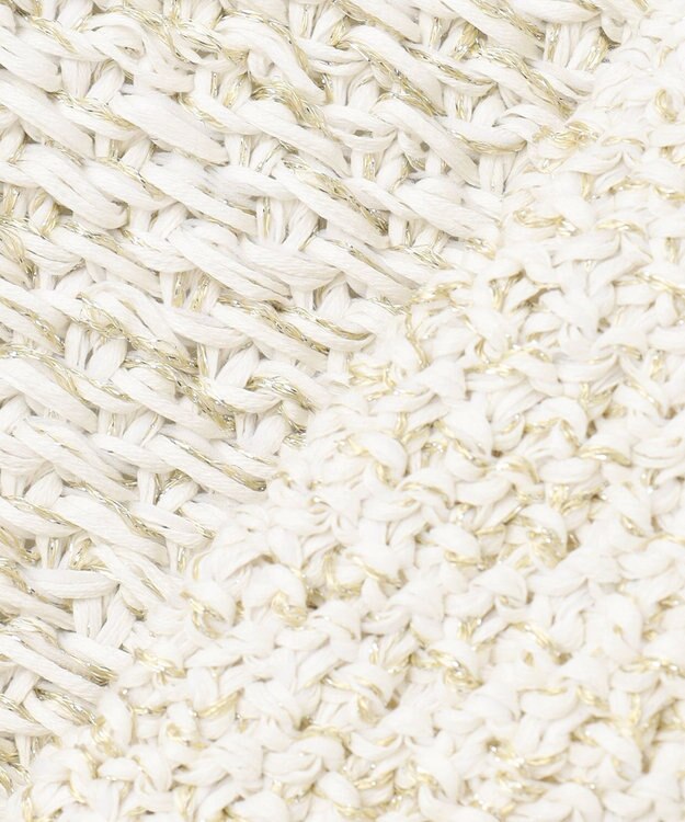 自由区 【カトリエムブーケ】Maille brillante ノーカラーアウター オフ