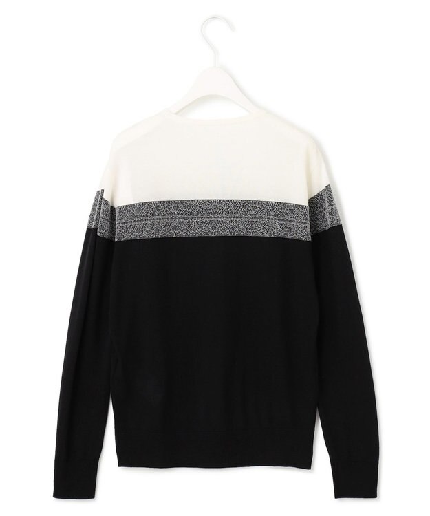 ICB L 【洗える】 レースコンビハイゲージ プルオーバー ブラック系7