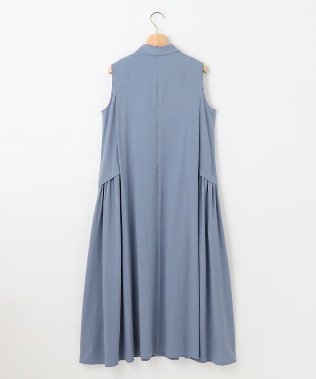 組曲 【2WAY】スーパーライトストレッチ ワンピース スモーキーブルー系