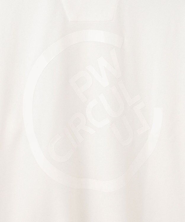 PW CIRCULUS 【MEN】【吸汗速乾/ストレッチ】ベーシックカノコ ポロシャツ ホワイト