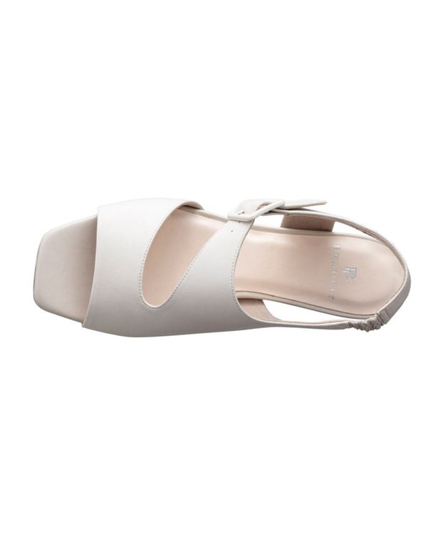 REGAL FOOT COMMUNITY 【ビューフィット】A60Y スクエアサンダル サンダル アイボリー