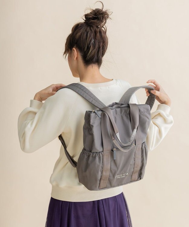 TOCCA 【新色登場！WEB＆一部店舗限定・撥水】CIELO TRAVEL BACKPACK バックパック ベージュ系