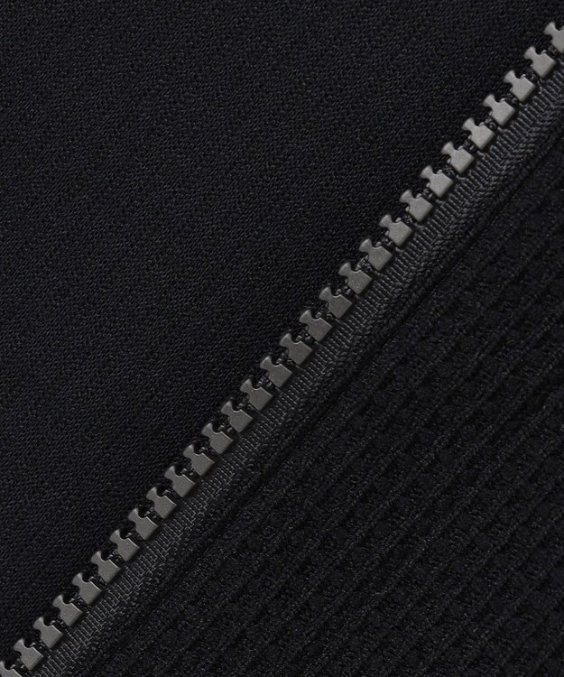 JOSEPH ABBOUD MOUNTAIN 【吸水速乾/通気性/ライナードッキング対応】ハイゲージワッフル パーカー ブラック系