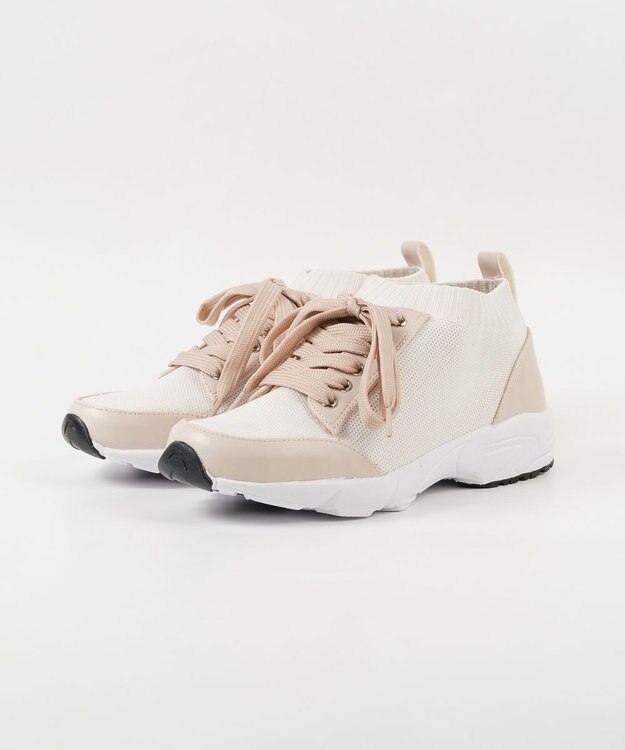 BONTRE 【pied du lapan/ピエドラパン】軽量ニットスニーカー/50741ZI アイボリー