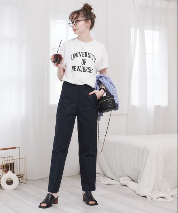 WEGO 【ANGIE VINTAGE】カレッジロゴプリントTee 柄10