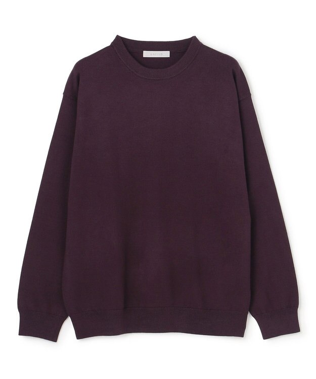 UNFILO MENS 【OCEANS YouTube 掲載/男女兼用】スムースシルキーニット ボルドー