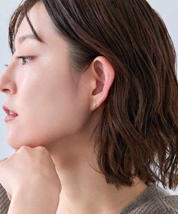 Phoebe 【K10】ツインバケットピアス　ゴールド ゴールド