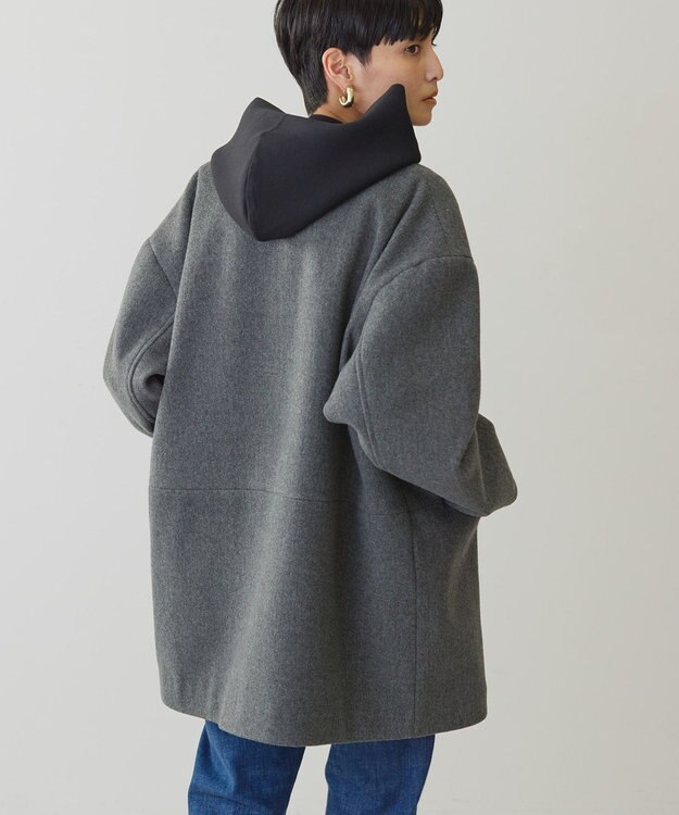 AMERICAN HOLIC リサイクル中空糸ノーカラーコート Gray Mixture