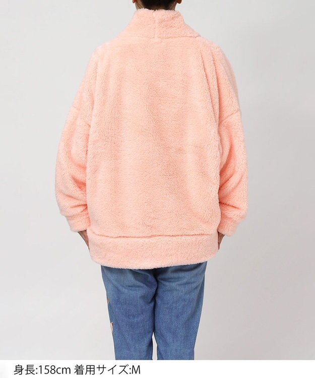 tsumori chisato SLEEP ツモリチサト ローブ フリ－ス素材(本体) あったか 長袖 ルームウェア レディース URW430 /ワコール ピンク