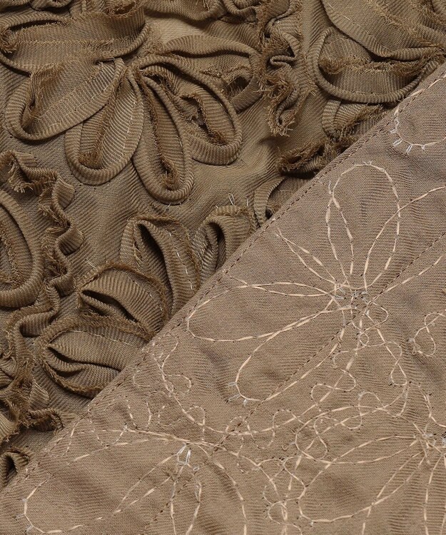 23区 【先行予約】リボンエンブロイダリー キャミソール ブラウン系